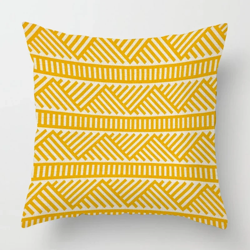 Abstract Geometric Pillowcase 18x 18 Inch Machine Washable Four Seasons Universal Home Decorative Cushion Cover 45x45cm
