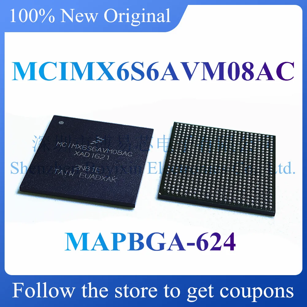 NEW MCIMX6S6AVM08AC Original genuine embedded microcontroller chip. Packaged MAPBGA-624.