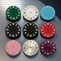 NH35 Watch Sterile 3-6-9 Dial for NH35 NH36 NH38 Sunburst Black Blue Green Gold Dial Arabic Numerals Accesories Parts