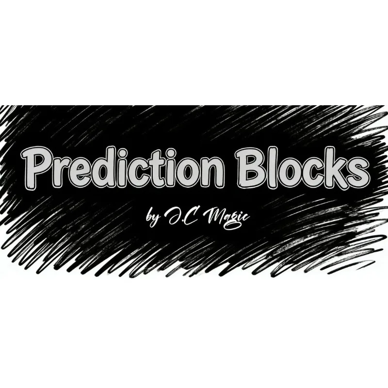 Prediction Blocks By J.C Magic Tricks Gimmicked Block Predict The Playing Card Magia Funny Close up Illusions Mentalism Props