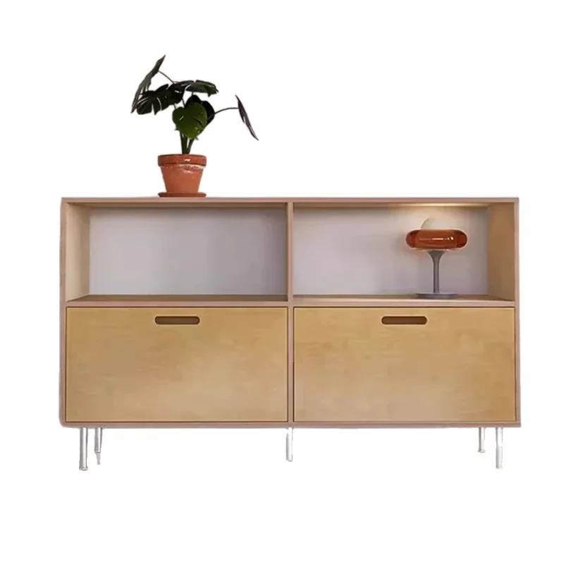 Retro style dining side cabinet Home side cabinet Ocean board locker Living room decorative cabinet