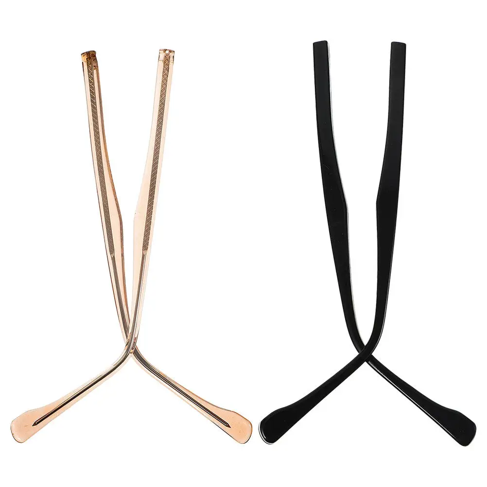 

2Pairs Universal Metal Eyeglasses Temple Replacement Arms Legs for Glasses Repair Sturdy Fine Workmanship Chic Stylish Unisex