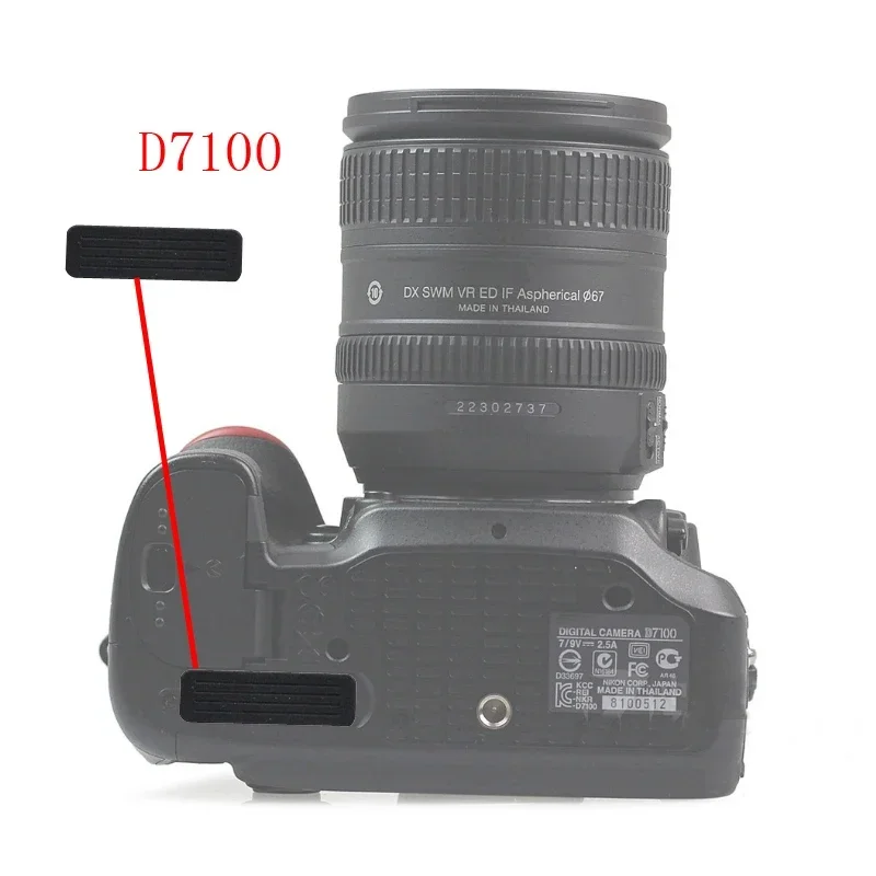 NEW Rubber Bottom Cover Terminal Cap Lid For Nikon D750 D850 D800 D600 D610 D7000 D7100 D7200 DSLR Camera Repair Parts