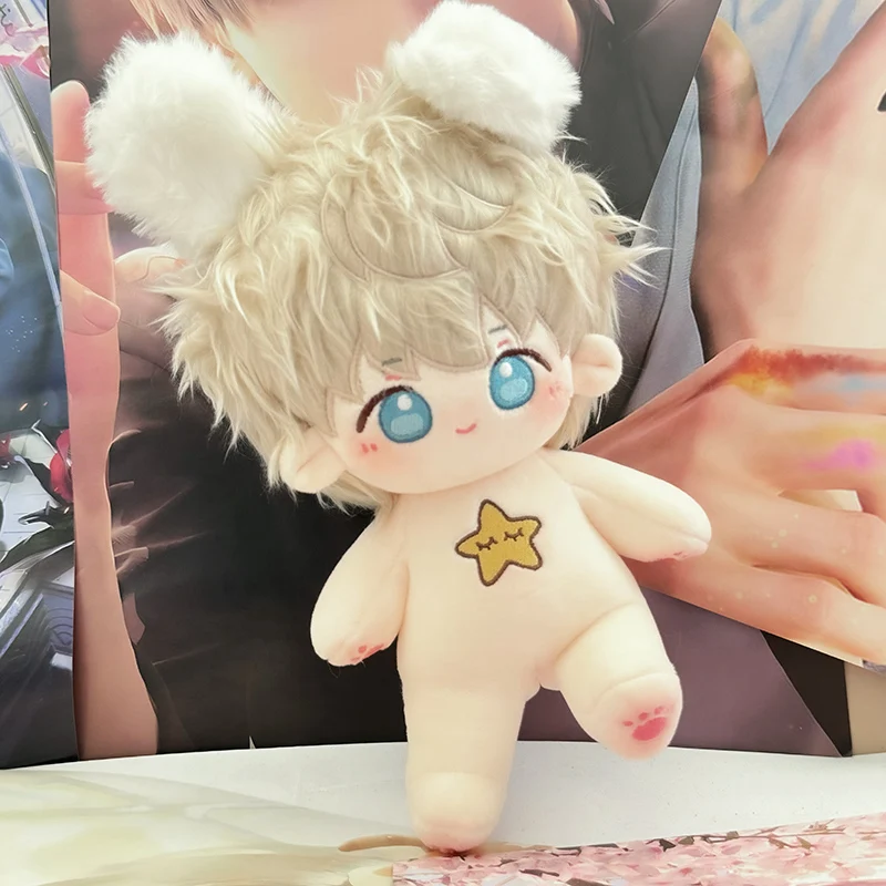 20cm Kawaii Naked Idol Cotton Doll  Anime Love and Deepspace Plush Stuffed Dolls Fans Collection Gift Plushies Toy