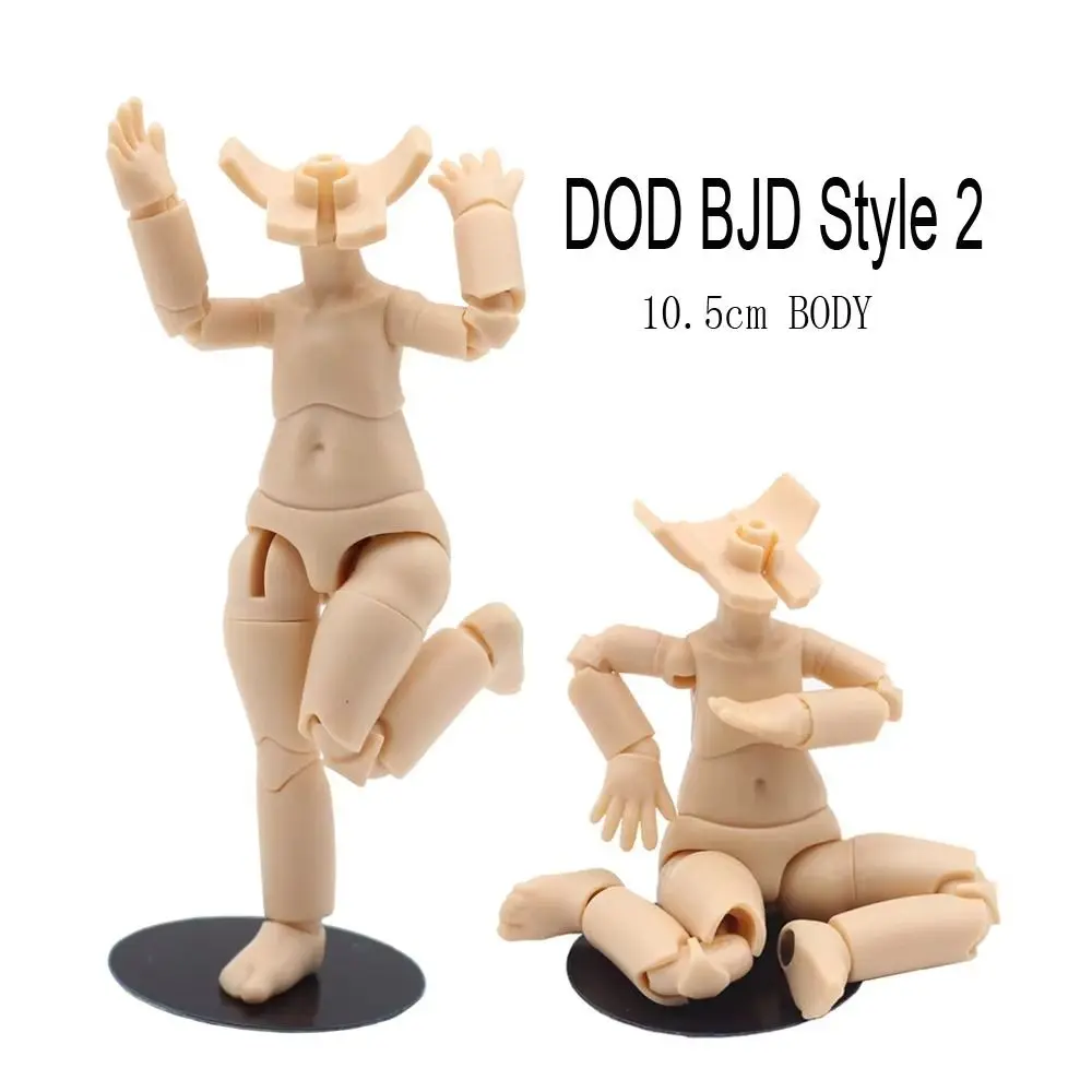 Accesorios para muñecas, multiarticulaciones, cuerpo de muñeca Ob11, vestido de repuesto, cuerpo DOD, piel múltiple, modelo de muñeca de 10,5 cm DIY