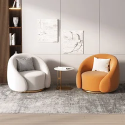 Podparcie lędźwiowe Nowoczesne krzesła do salonu Luksusowy design Pojedynczy fotel wypoczynkowy Sofa nordycka Muebles Para El Hogar Meble domowe