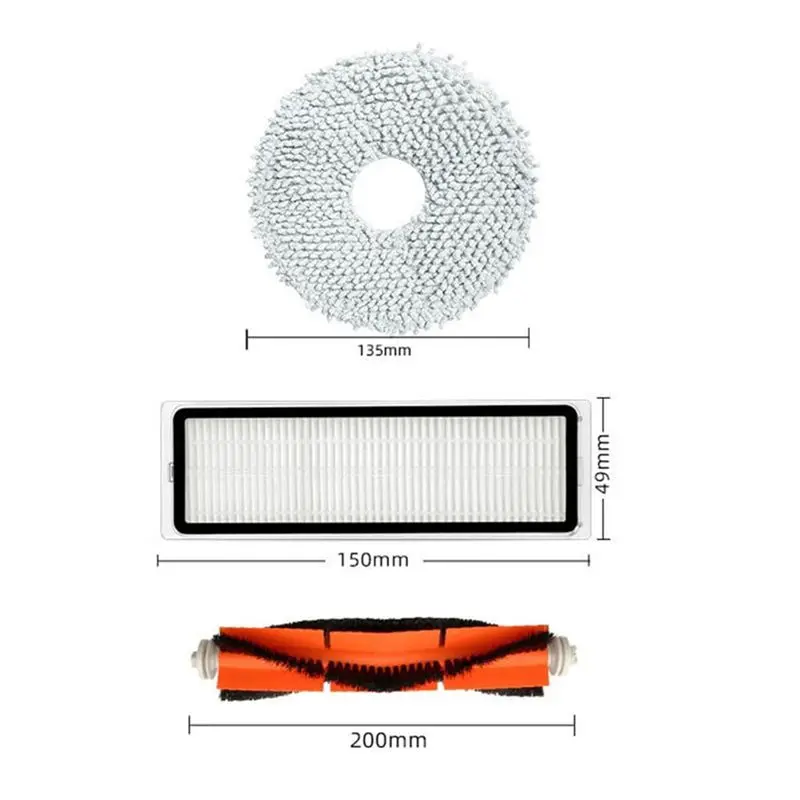【SPECIAL OFFER】Replacement Accessories Suitable for Bot L10S Ultra Sweeper Accessories Main Brush Rag Filter Kits