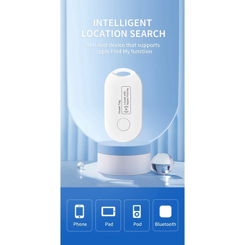 Rastreador gps completo etiqueta inteligente localizador bluetooth dispositivo de rastreamento localizador de itens para chaves carteira bagagem animais de estimação para iphone/ipad/mac