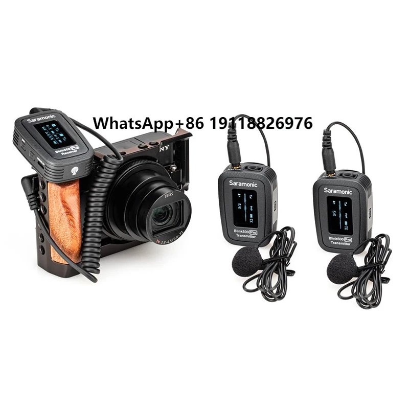 

Processional Microphone Portable Saramonic Wireless Microphone Blink500 Pro B2(TX+TX+RX)