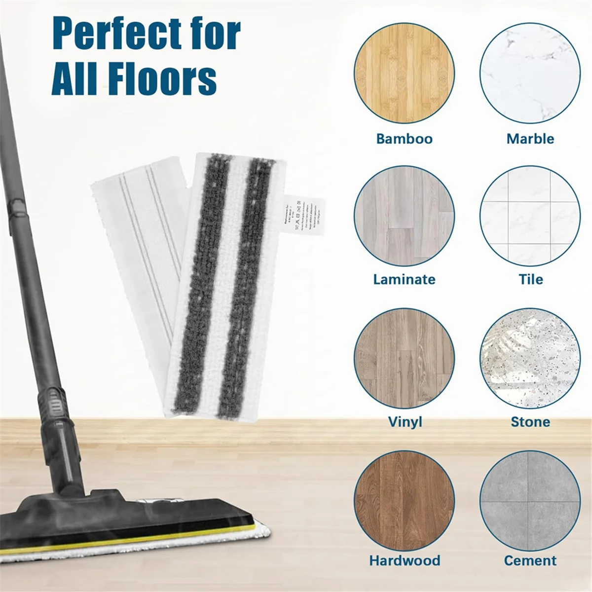 

Аксессуары для пароочистителя AT59, сменные тряпки для Karcher Easyfix SC1 SC2 SC3 SC4 SC5, набор тканей из микрофибры