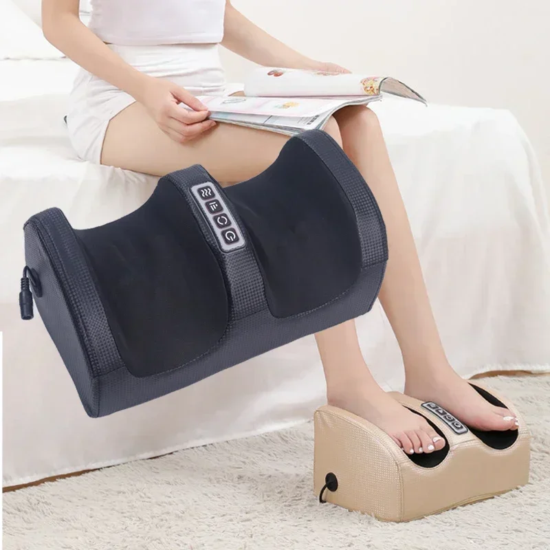 Infrared Heating Foot Massager Rolling Shiatsu Calf Health Care Therapy Deep Tissue Muscles Relieve Fatigue Vibrator Machin