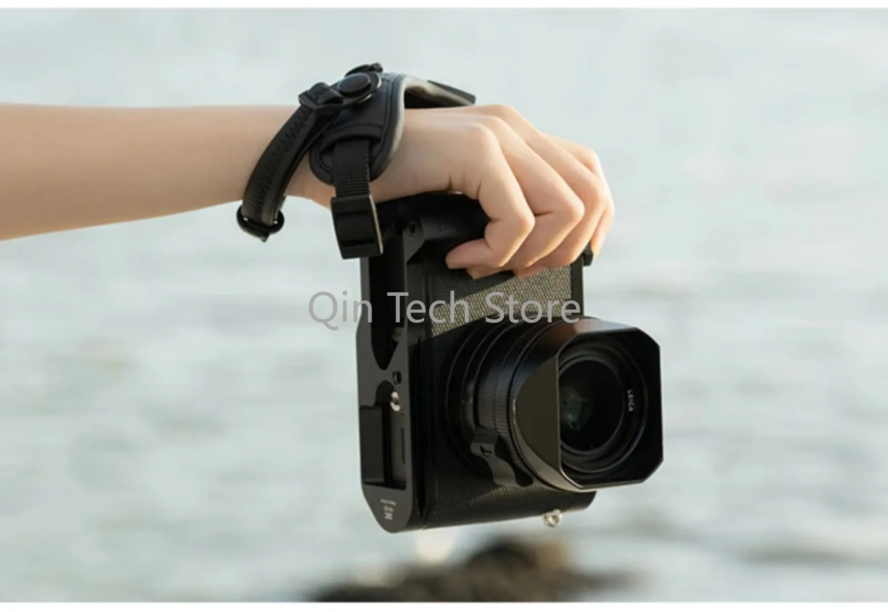 Vintage Camera Anti-slip L-shape Board Finger Hand Grip Handle Aluminum Alloy Base Holder For Leica Q2 Q3 Typ116
