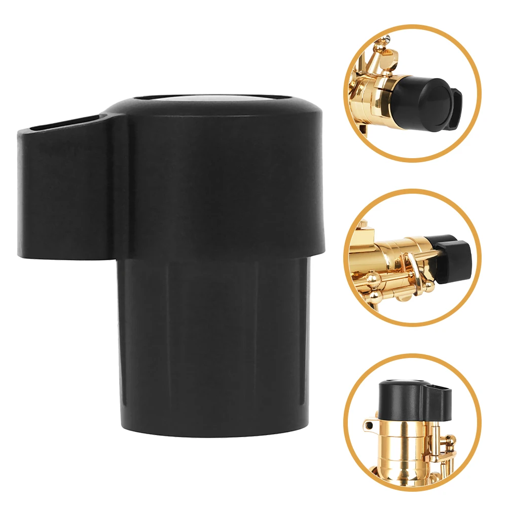

3 Pcs Saxophone Cap Plug Musical Instrument Accessories Alto End Mouthpiece Protective Abs Round Plastic