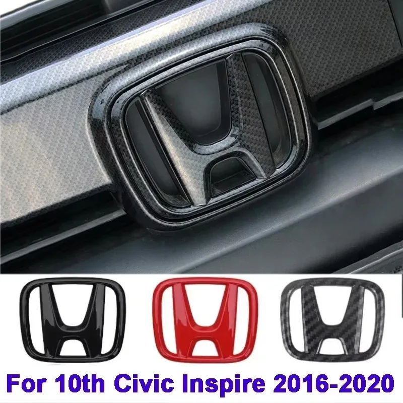 

Car Emblem Sticker ABS for Honda 10th Civic Inspire 2016-2020 Front Grille Logo Rear Trunk Steering Wheel Badge Accessories