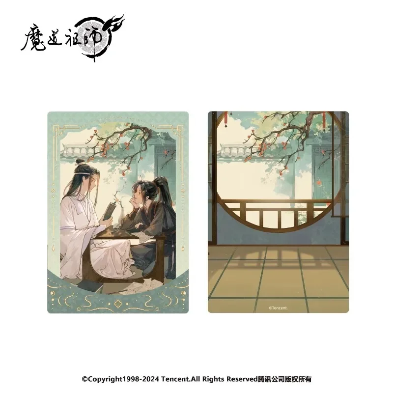 공식 애니메이션 MDZS Mo Dao Zu Shi Wei Wuxian Baji 배지 아크릴 스탠드 카드, Shikishi 코스프레 오리지널 선물 NM