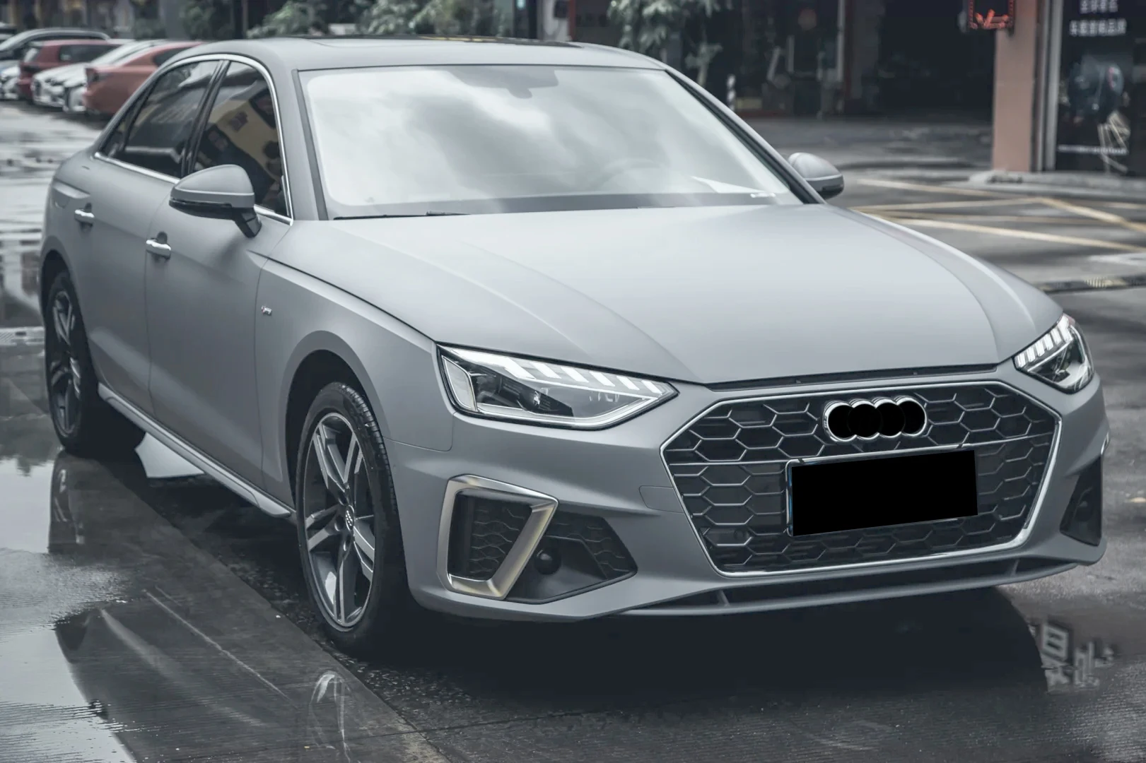 Matte Extinction Nardo Grey Auto-Vinylfolie mit Luftfreisetzungstechnologie für Motorrad- und Autokarosserie-DIY-Dekoration Zubehör – Detail 8