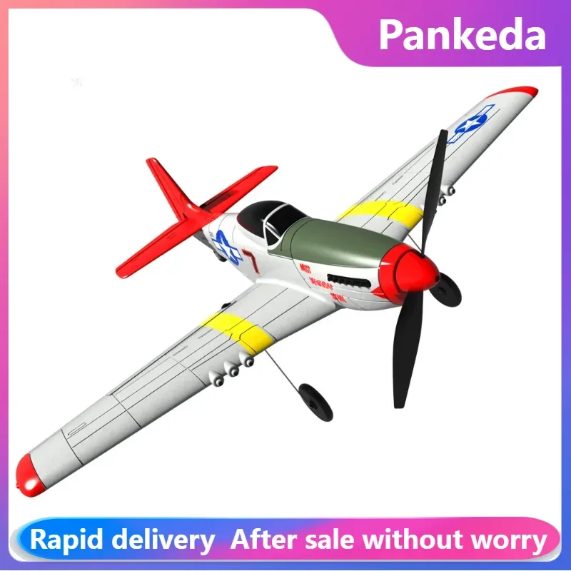 P51D RC Airplane One-key Aerobatic 2-Ch/4-Ch RC Plane RTF Mustang Aircraft W/Xpilot Stabilization System (761-5 RTF) rc airplane