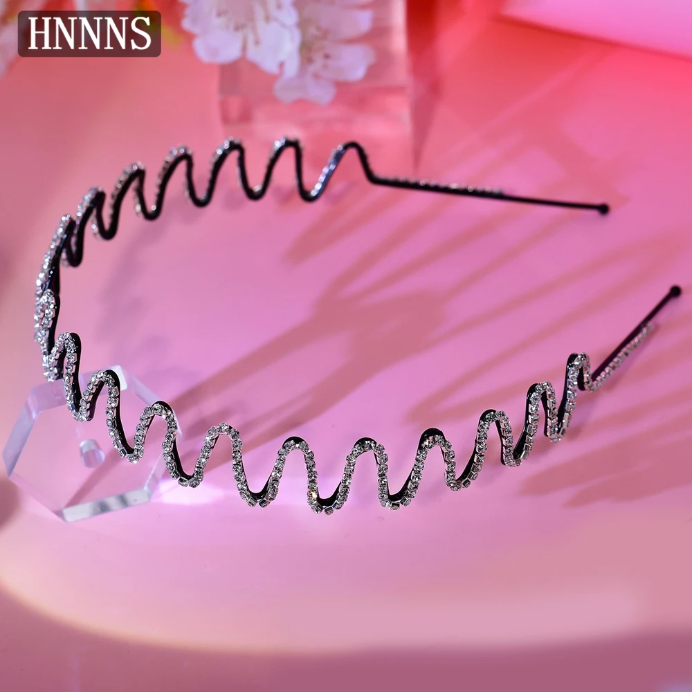 TOPQUEEN رائعة العروس الزفاف بسيط عقال اليدوية حجر الراين موضة النساء مأدبة حفلة يؤرخ إكسسوارات الشعر YXA136 #5