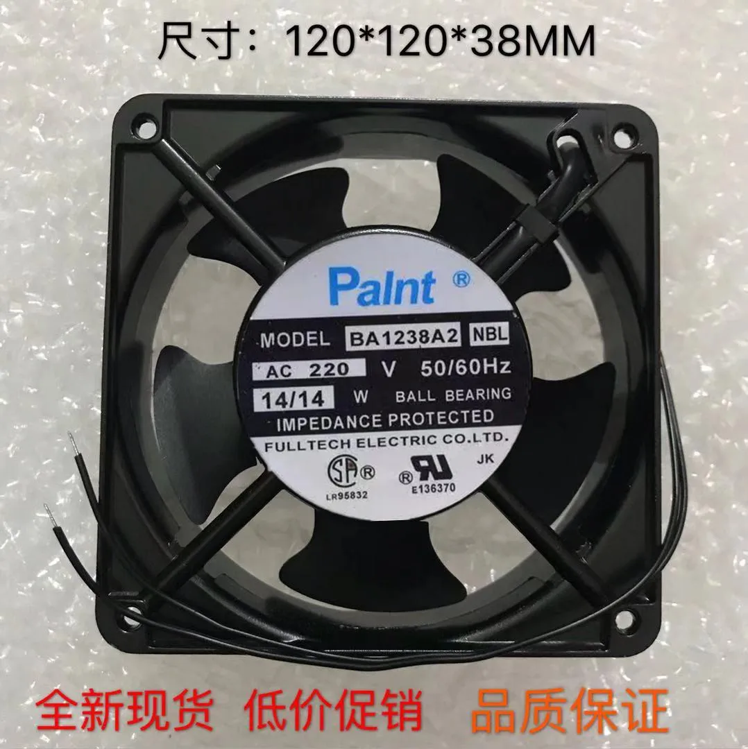 

BA1238A2 AC 220V 14W 120x120x38mm 2-Wire Server Cooling Fan