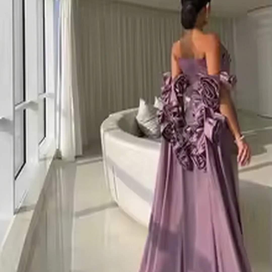 Robe de bal sirène en satin sans bretelles, personnalisée, longueur au sol, robes de soirée formelles pour dames, robes de bal d'anniversaire pour femmes