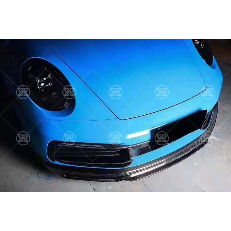 

Carbon Fiber Front Bumper Fins Winglet Air Vent For Porsche 992 911 2019-2022 Side Canard Splitter Car Flaps Apron Trim Body Kit