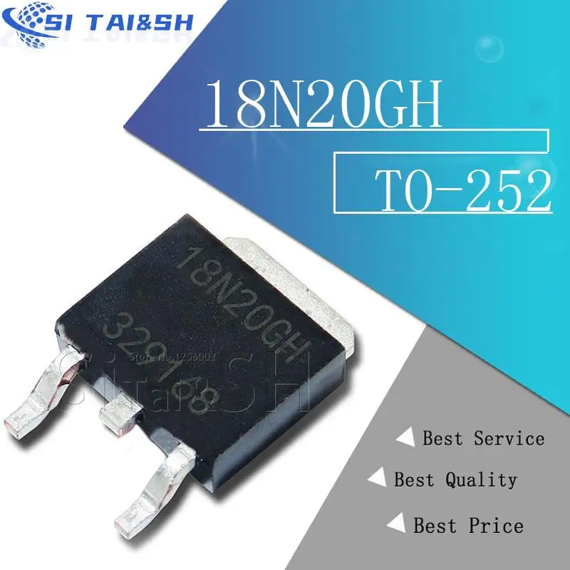 

Si Tai&SH 5pcs 18N20GH DV2 18N20 LCD backlight MOS transistor 5pcs/lot Data system