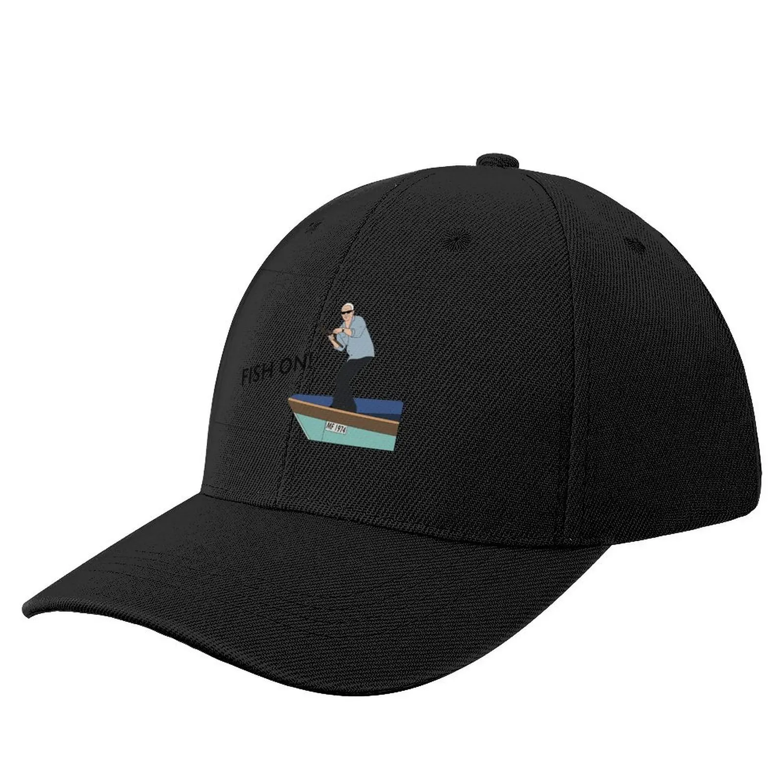 

Jeremy Wade - Fish On! Baseball Cap hard hat Snapback Cap fishing hat Brand Man cap Elegant Women's Hats Men's