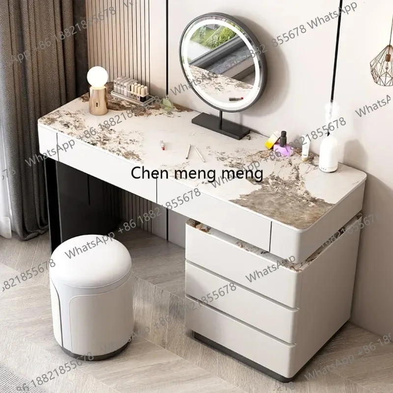 E136 Design Bedroom Luxury Dresser Set Storage Vanity Make Up Mirrors Dressers Bedroom Drawer Modern Comoda Pra Quarto Furniture