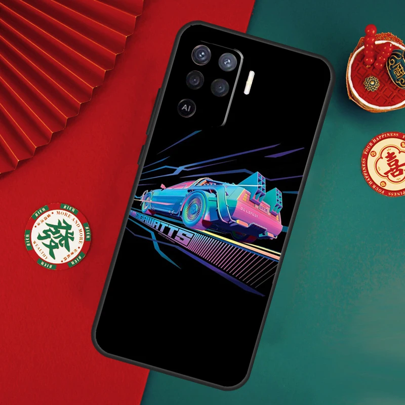 العودة إلى المستقبل حافظة رائعة ل ممن لهم A80 A40 A60 A6 A5 Pro A15 A16 A17 A57 A94 A74 A54 A76 A96 A18 A38 A58 A78 A98