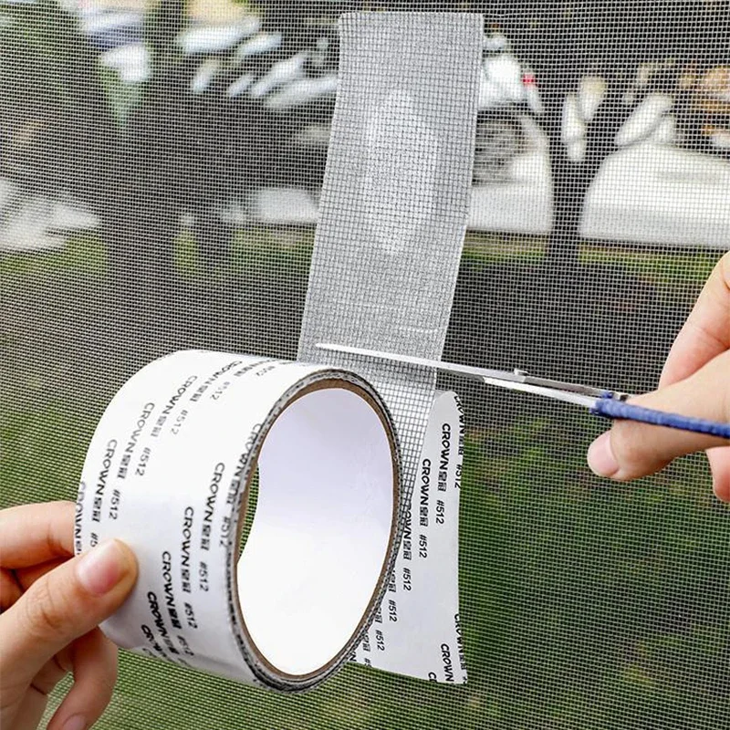 5*200cm Mosquito Netting On Window Screens Repair Subsidy Tape Wire Mesh Curtains Silk Curtains