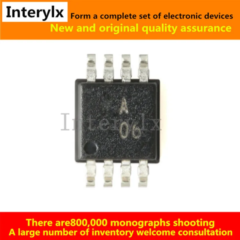 5Pcs/Lot AD8629ARMZ-REEL AD8629ARMZ AD8629ARM AD8629AR AD8629A AD8629 A06 IC OPAMP ZERO-DRIFT 2 CIRC 8MSOP