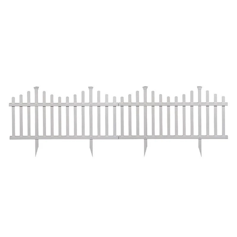 

No-Dig Vinyl Fence Kit (30in x 56.5in) (2 Pack)