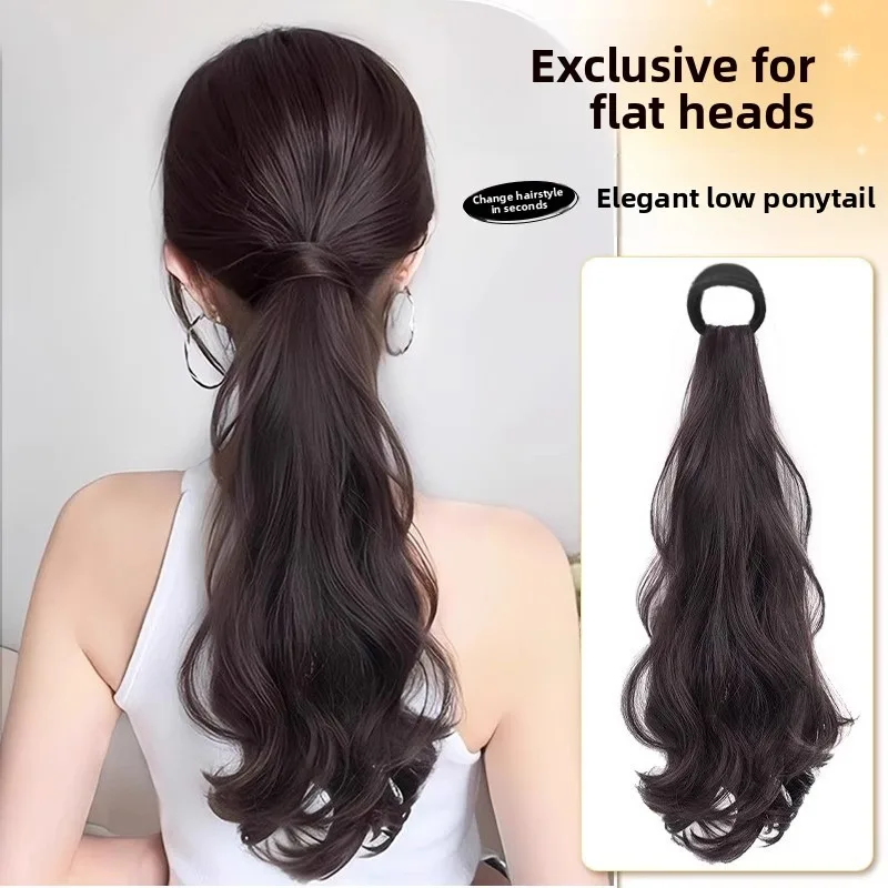 

Synthetic Ponytail Extension Heat-Resistant Fiber Natural-Looking Layered Ponytails for All Ethnicities Ponytail Hair Extensions
