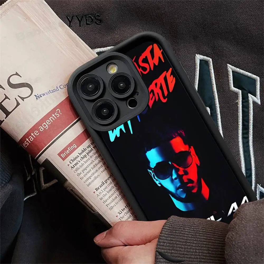 Coque Souple INS A-Anuel AA pour iPhone 17 16 15 14 13 12 11 Pro Max 16E Plus – Répulsif de la Musique Latin Trap