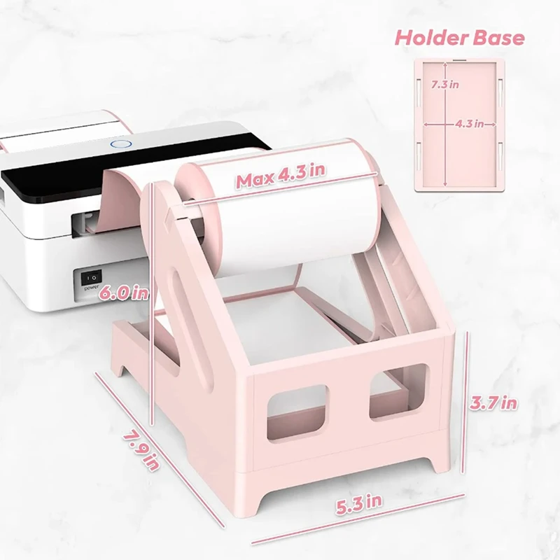 Porte-étiquettes thermiques pour rouleau et pliage, fournitures de remplacement pour imprimante de bureau B