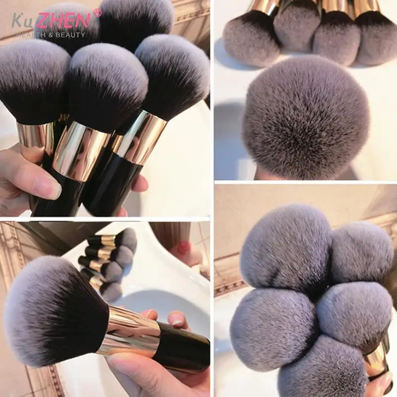 Grande Face Powder Blush Brush para Mulheres, Pincel de maquiagem, Fundação, Fundação macia, Beleza Make Up Tool, 1Pc