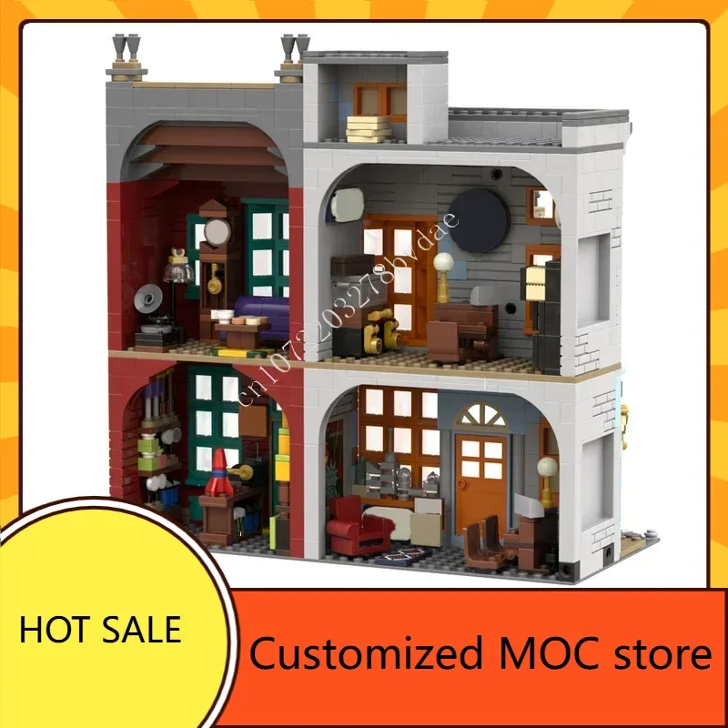 1070PCS Globus Mundi Reisagenten en Dr. Filibuster's Vuurwerken MOC Creatieve Kerst Puzzels streetview Verjaardag Speelgoed