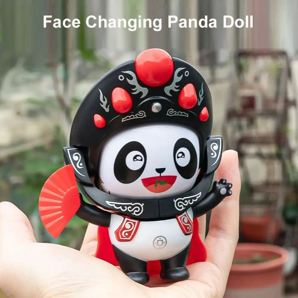 Face Change Sichuan Face Changing Doll Sichuan Opera Plastics Face Changing Panda Doll Mini 5 Facial Face Changing Toy