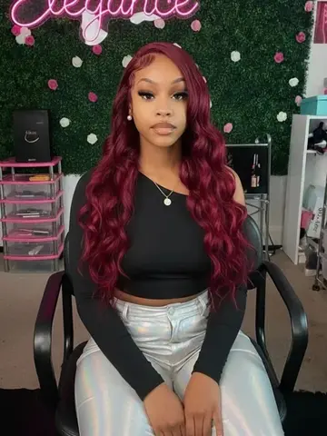 13X6 13X4 Hd Lace Human Hair Wigs Wine Red 99J Body Wave Lace Front Wigs Burgundy Lace Frontal Wig For Black Women Colored Wigs