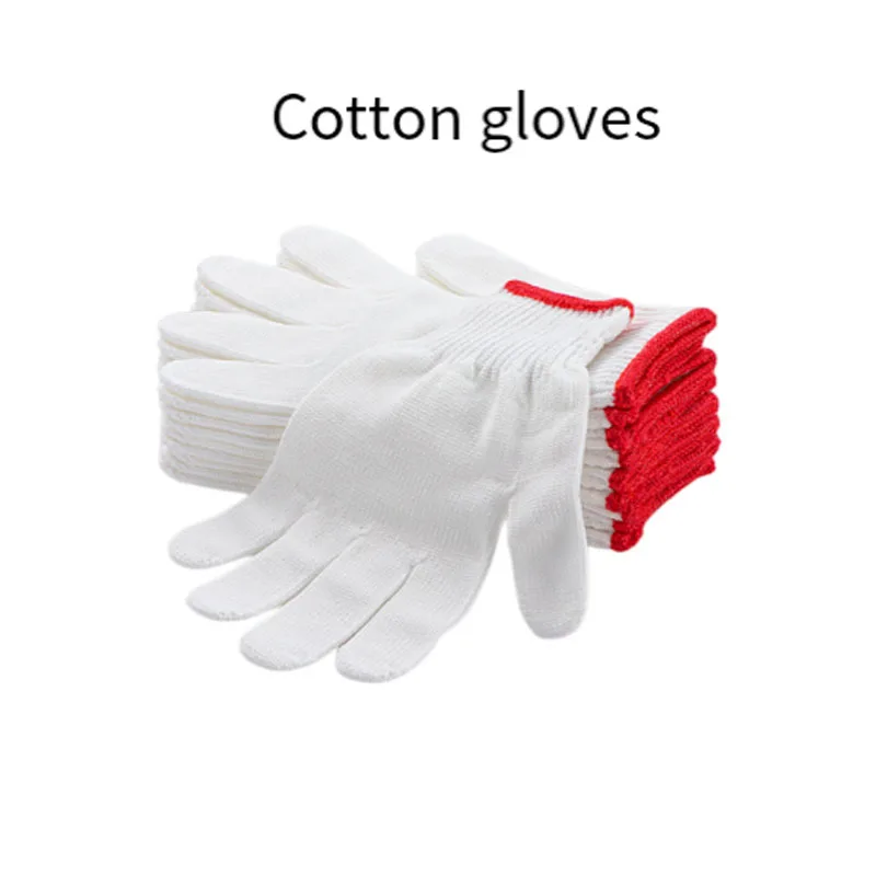 

12PCS Car maintenance labor protection gloves cotton thread wear-resistant yarn work gloves wool quality cotton hand socks