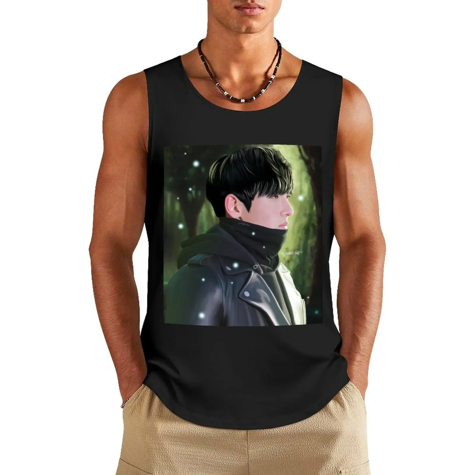 

Healer Ji Chang Wook Tank Top fitness t shirt gym