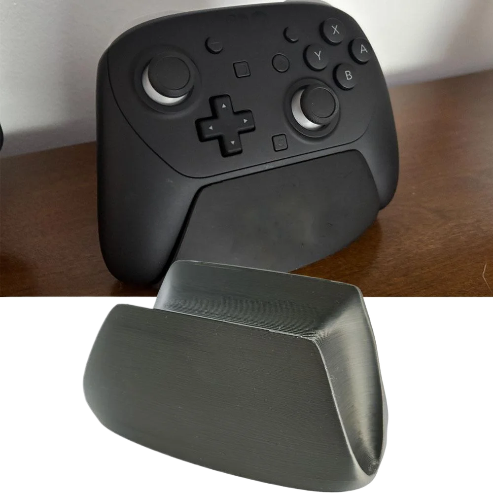 Support de contrôleur de jeu PLA + pour Switch 2 Pro, support de bureau pour manette de jeu, Base de support de poignée noire