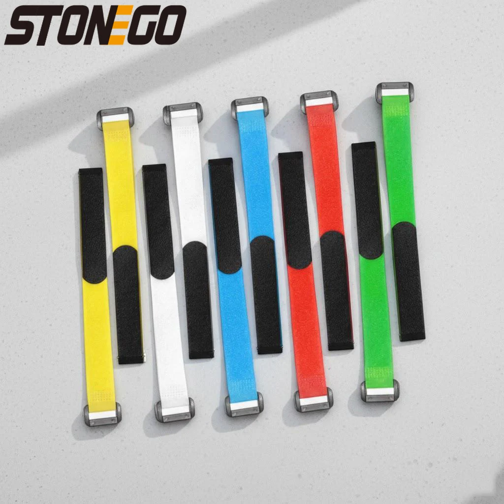 10Pcs Adjustable Nylon Hook Loop Cable Ties Reusable Wire Organizer Straps for Phone Accessories Storage Solutions