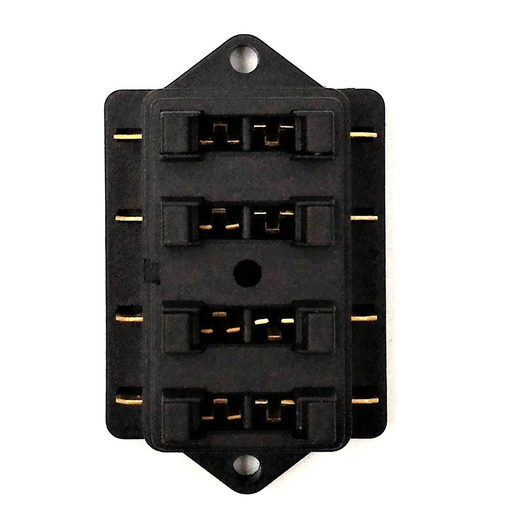 Durable and Practical  Universal Marine Kit Car Boat 12V 24V  4 Way Blade Fuse Holder Box Fusebox  Easy to Use and Install