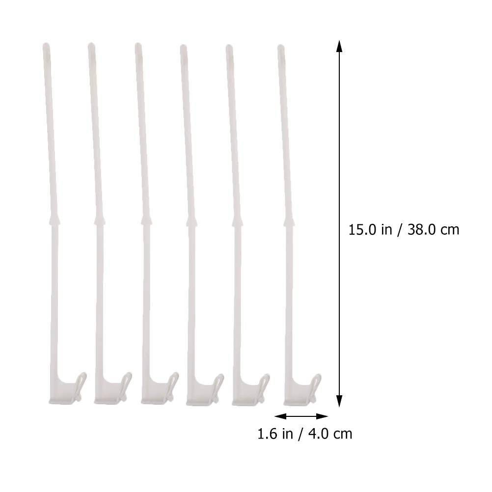 Car Window Flag Pole Mount: 10pcs 38CM Window Flagpoles Nation Flag Support Holder Without Flag for Car Trunk Vehicles