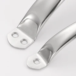 Silver Furniture Handles Stainless Steel Cabinet Knobs and Handles Kitchen Drawer Cupboard Pulls Hardware