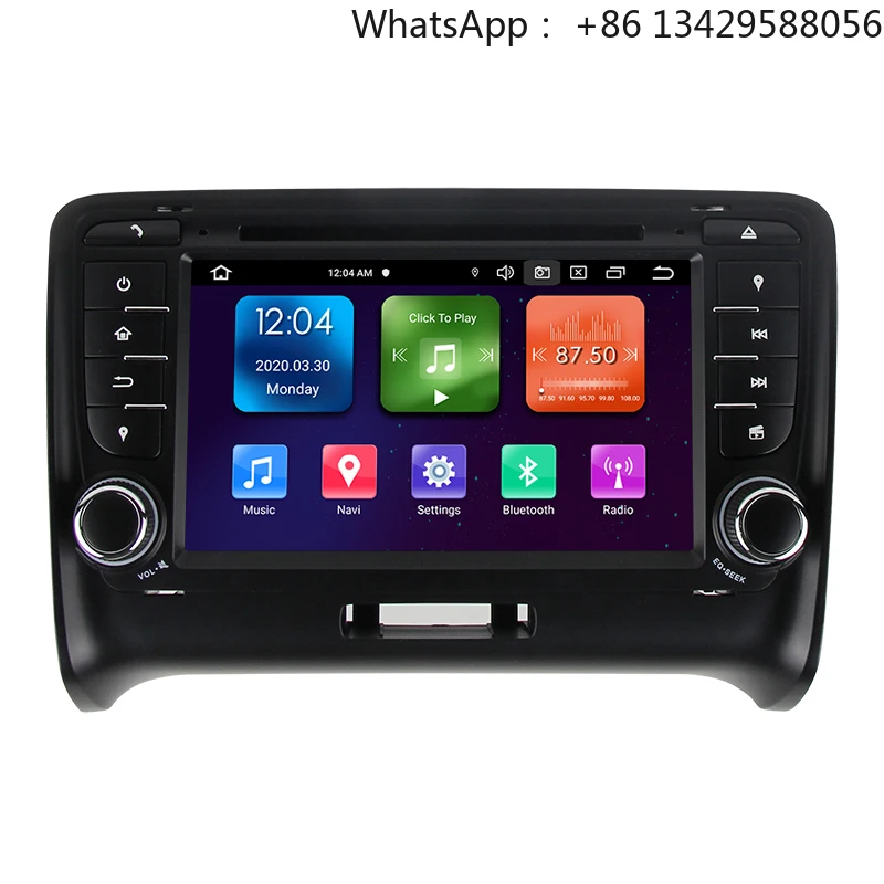 

7-Inch 2 Din Android 12.0 RK PX5 Octa-Core 4G+64G Auto Radio Player for Audi TT MK2 8J Wi-Fi GPS DSP CarPlay/Android CD Type