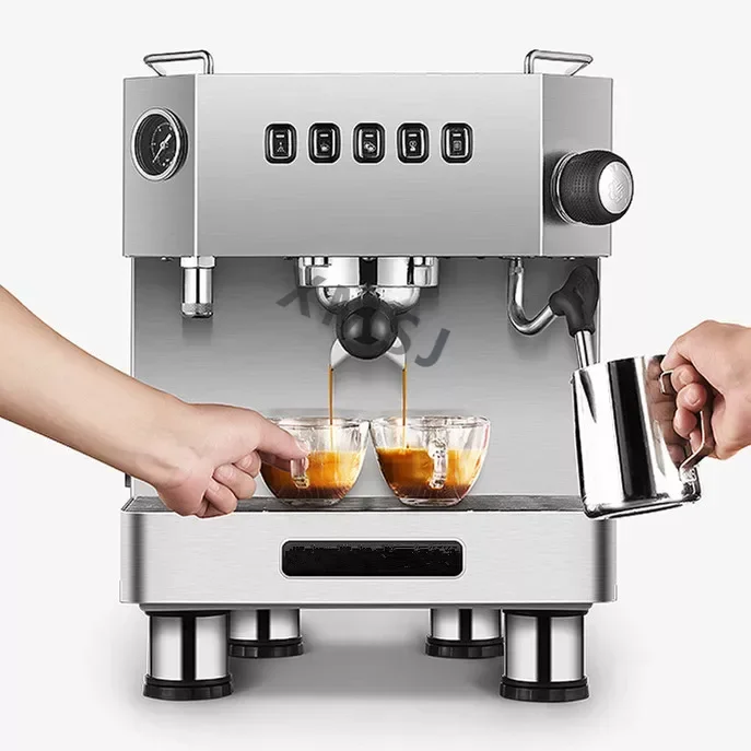 

Classic Italian Semi Auto Cafetera Milk Filter Making Expresso Spresso Manual Filter Maker Espresso Coffee Machine Electric 15