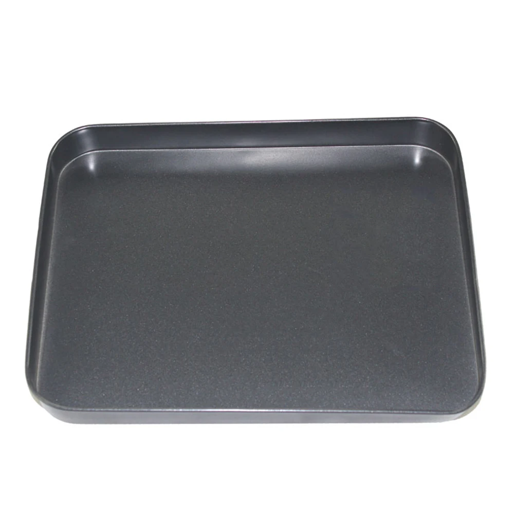 

10 Inch Non Stick Bakeware Carbon Steel Baking Tray Microwave Oven Safe Dishwasher Greaseproof Easy Clean Bread Pizza Pancakes