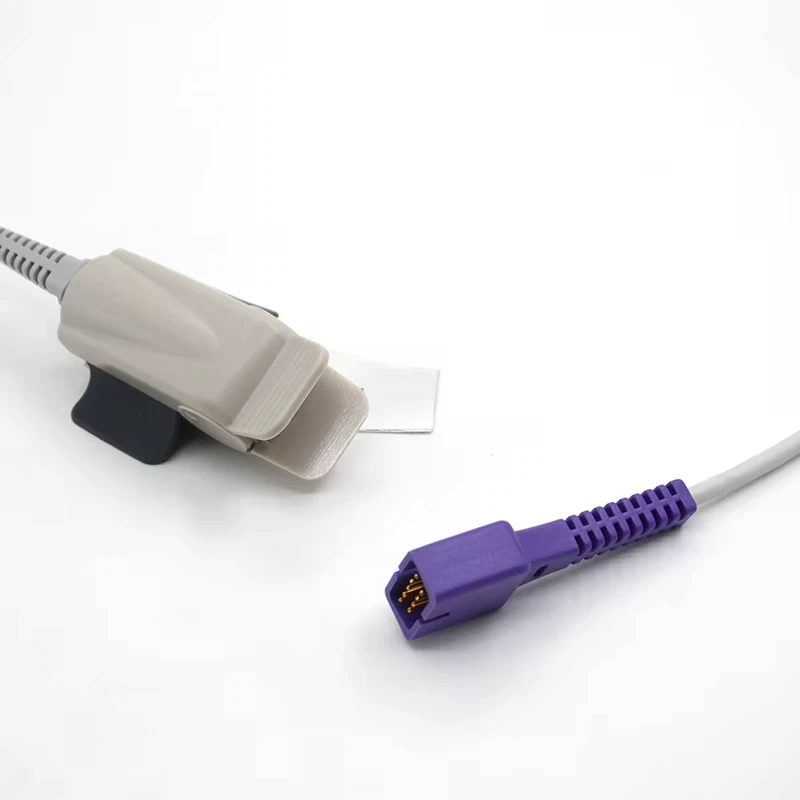 Compatible with Nellcors Monitoring Healthcare Bloods Oxygen Sensor Reusable Finger Clip for Adult Spo2 Sensor